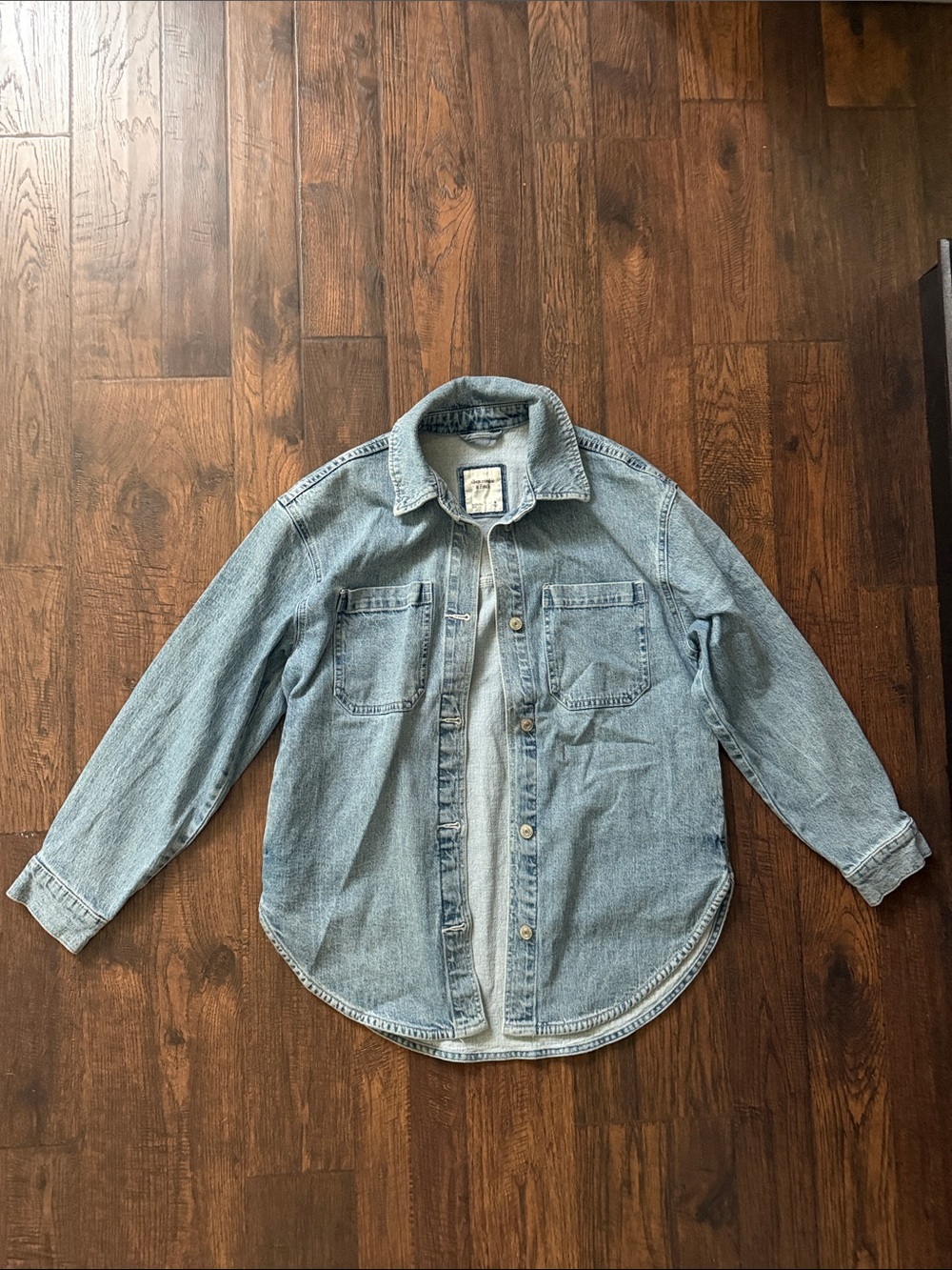 Abercrombie & Fitch Classic Light Wash Denim Jacket